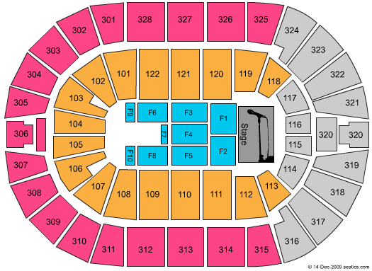 Bank Of Oklahoma Center Seating Chart